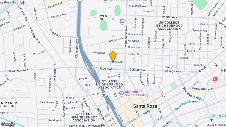 410 Carrillo St Map and Location Details