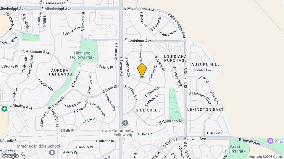 1498 S Bahama St Map and Location Details