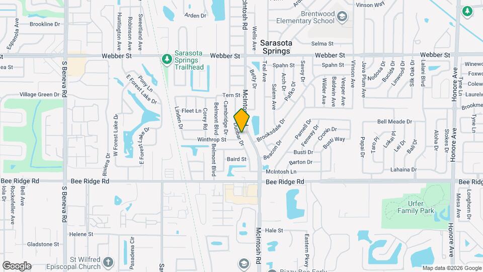3435 Dunbar Dr Map and Location Details