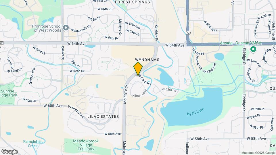 15444 W 63rd Ave Map and Location Details