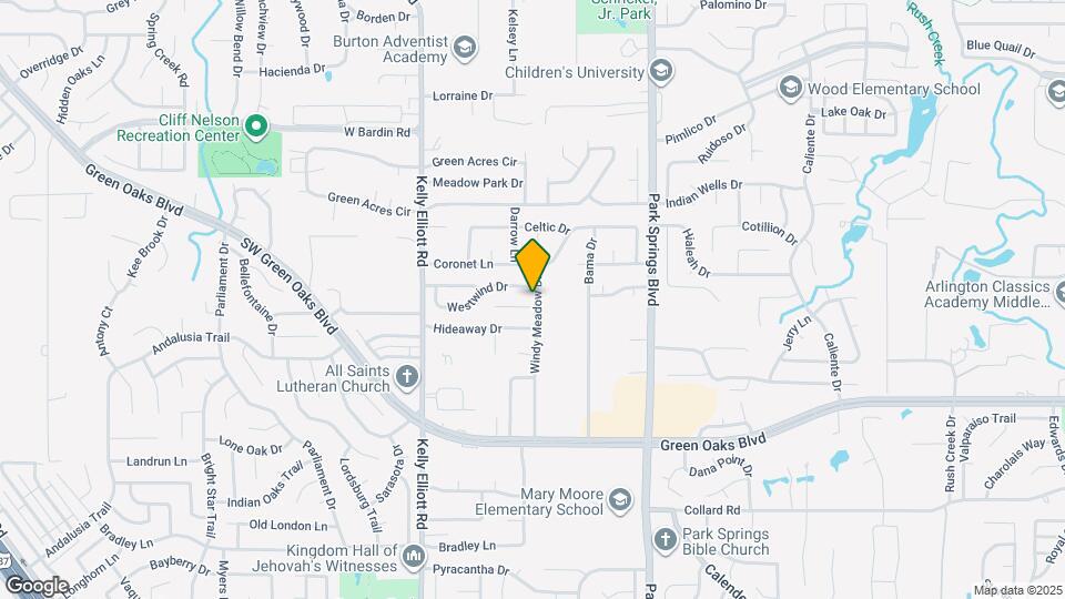 4001 Windy Meadow Ct Map and Location Details