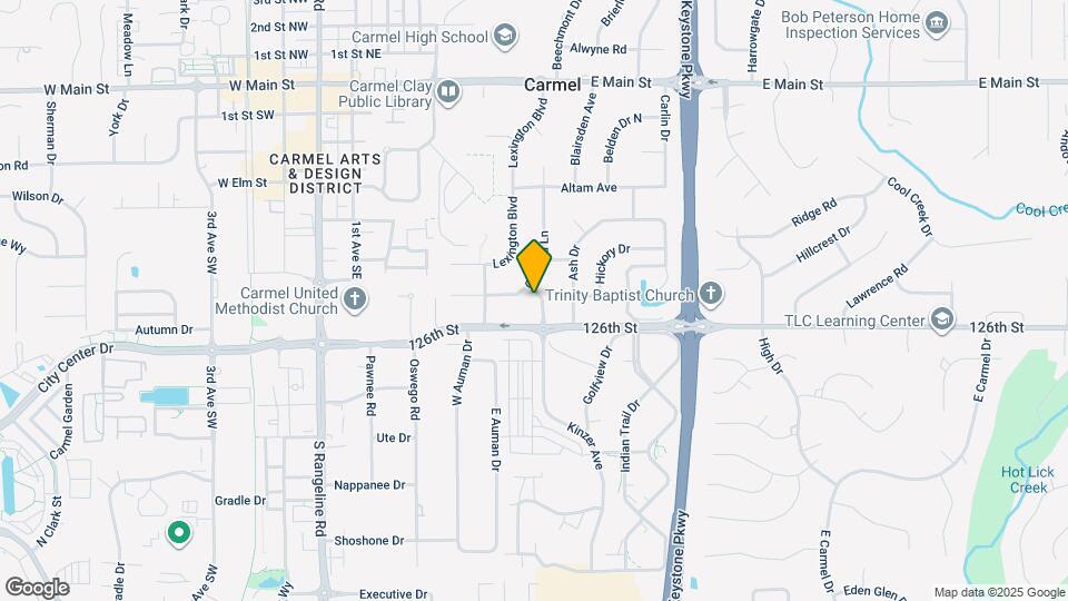 612 Kinzer Ave Map and Location Details