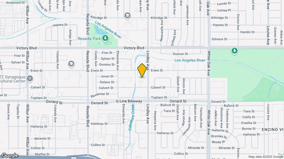 18123 Delano St Map and Location Details