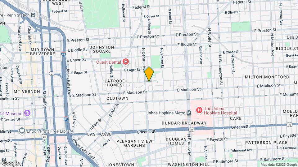 1309 Ashland Ave Mapa y Detalles de la Ubicación