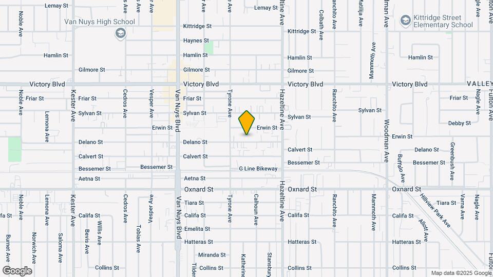 14223 Delano St Mapa y Detalles de la Ubicación