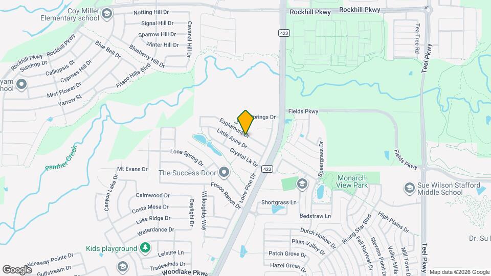 14601 Eaglemont Dr Mapa y Detalles de la Ubicación