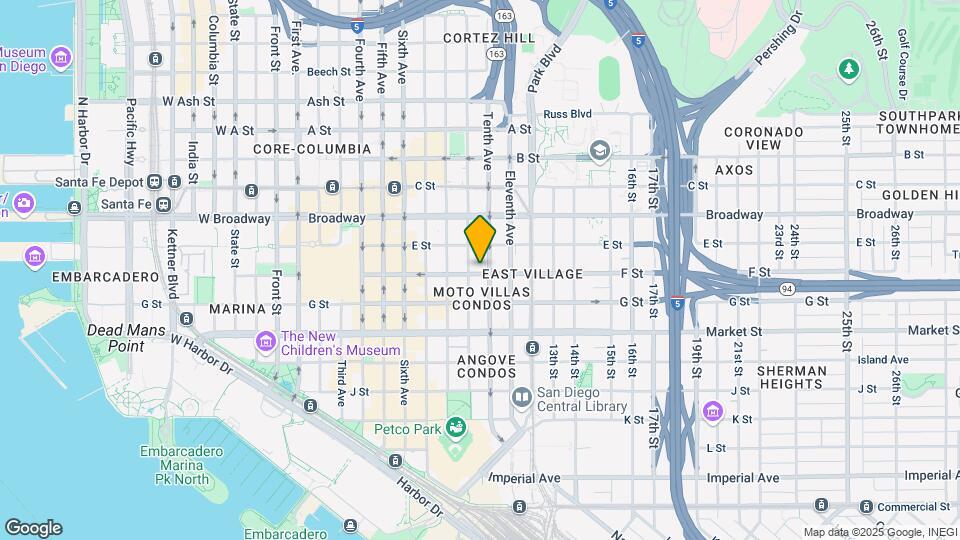 900 F Street Mapa y Detalles de la Ubicación