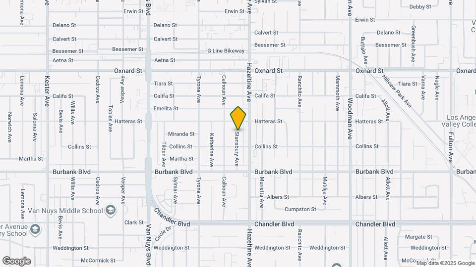 5734 Stansbury Ave Map and Location Details