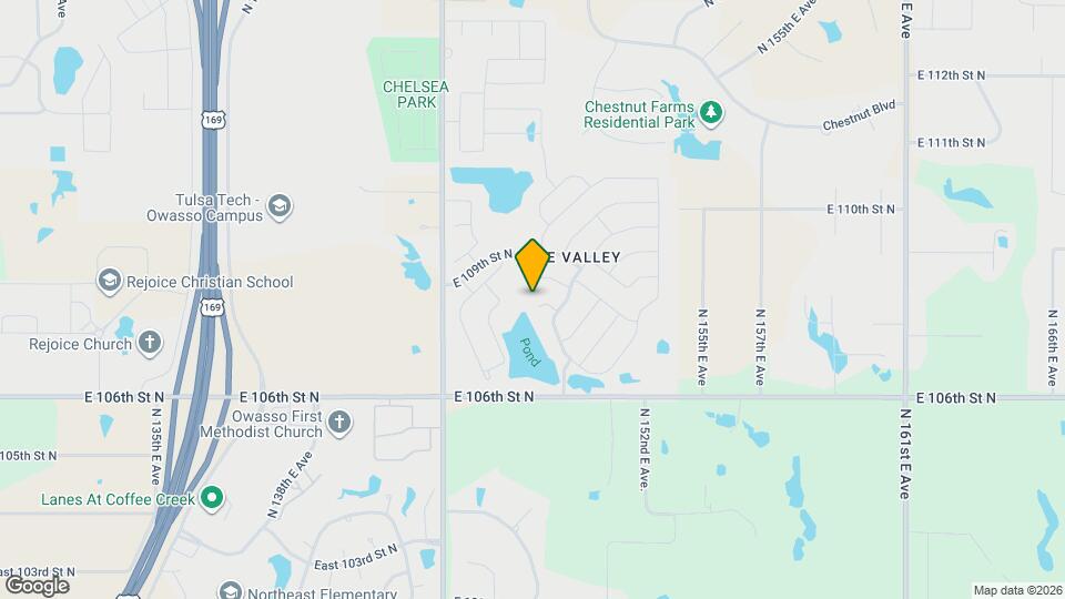 14709 E 107th Pl N Map and Location Details