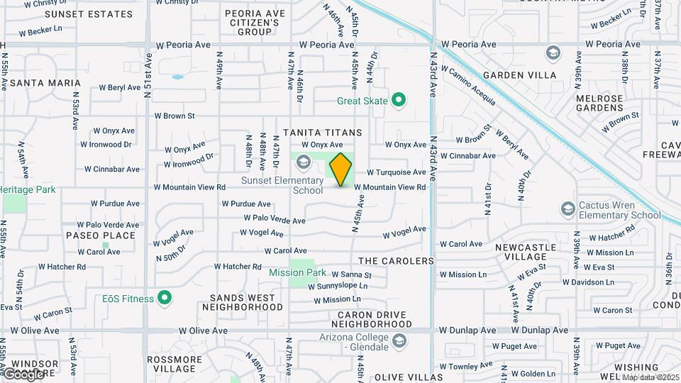 4527 W Mountain View Rd Map and Location Details