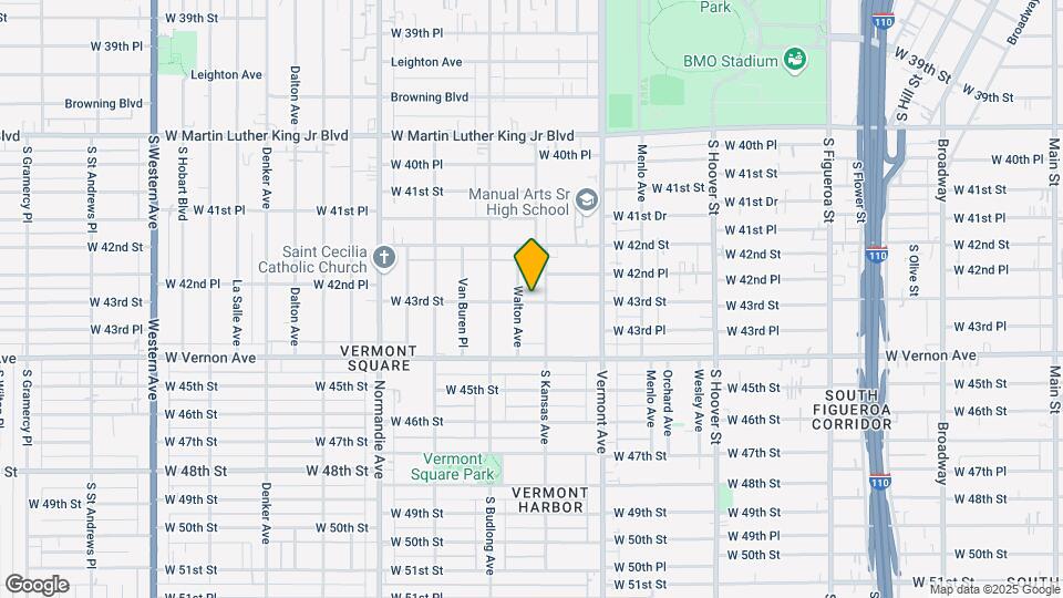 1125 W 43rd St Map and Location Details