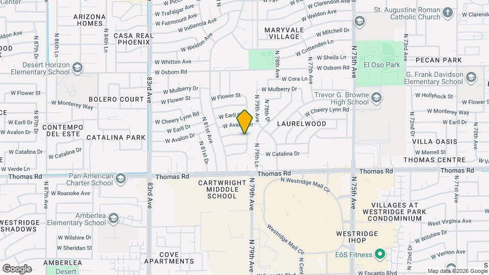 7915 W Pinchot Ave Map and Location Details