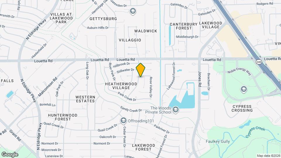 15126 Forest Lodge Dr Map and Location Details