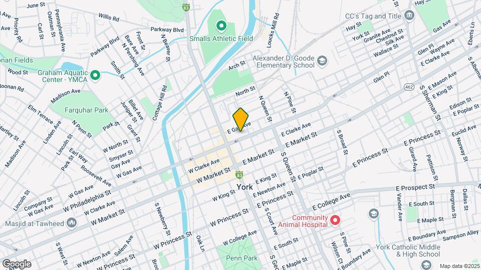 43 E Philadelphia St Map and Location Details