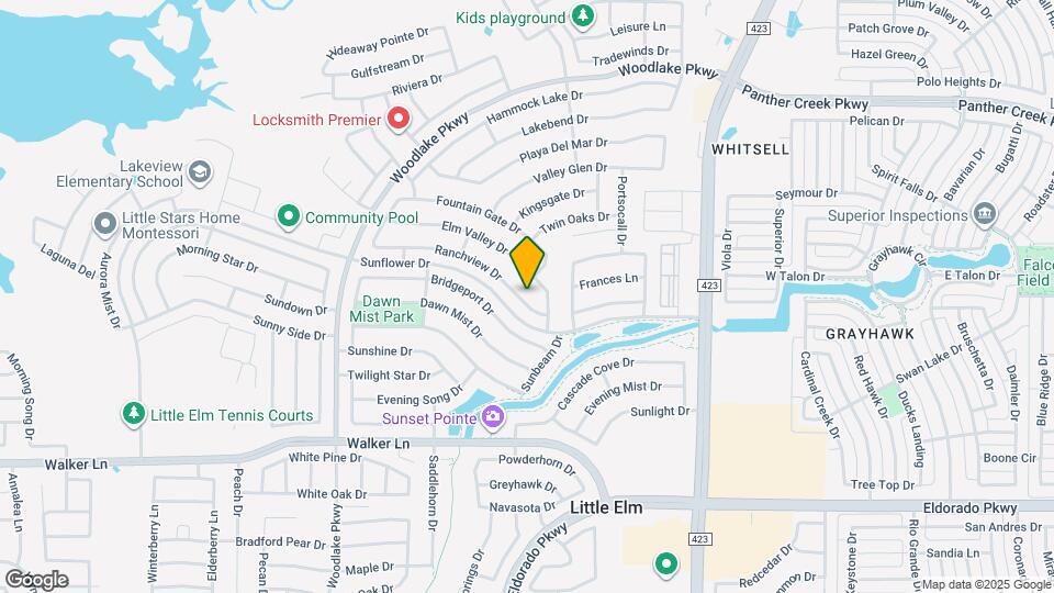 2453 Ranchview Dr Map and Location Details