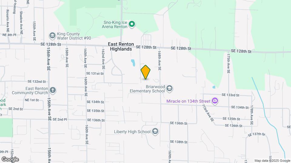 13128 166th Ave SE Map and Location Details