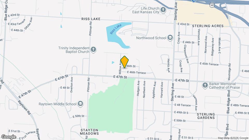 10528 E 46th Ter Map and Location Details