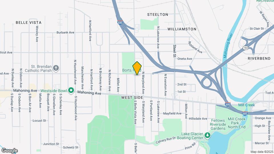 121 N Belle Vista Ave Map and Location Details