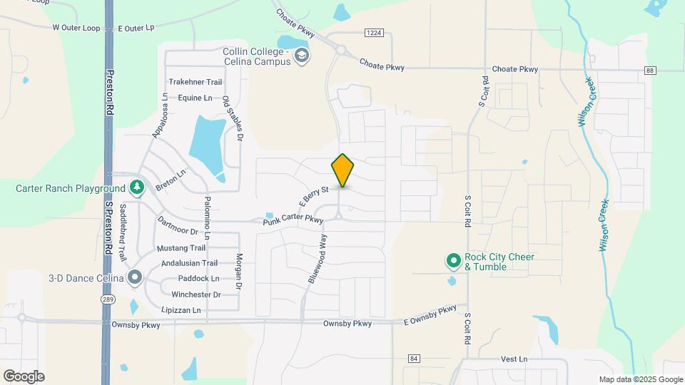 1001 Berry St Map and Location Details