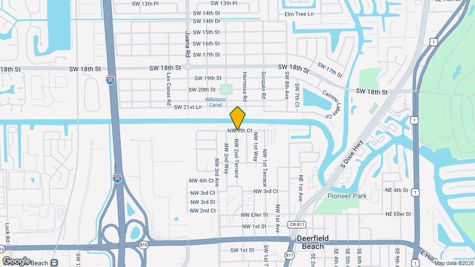 736 NW 2nd Terrace Map and Location Details