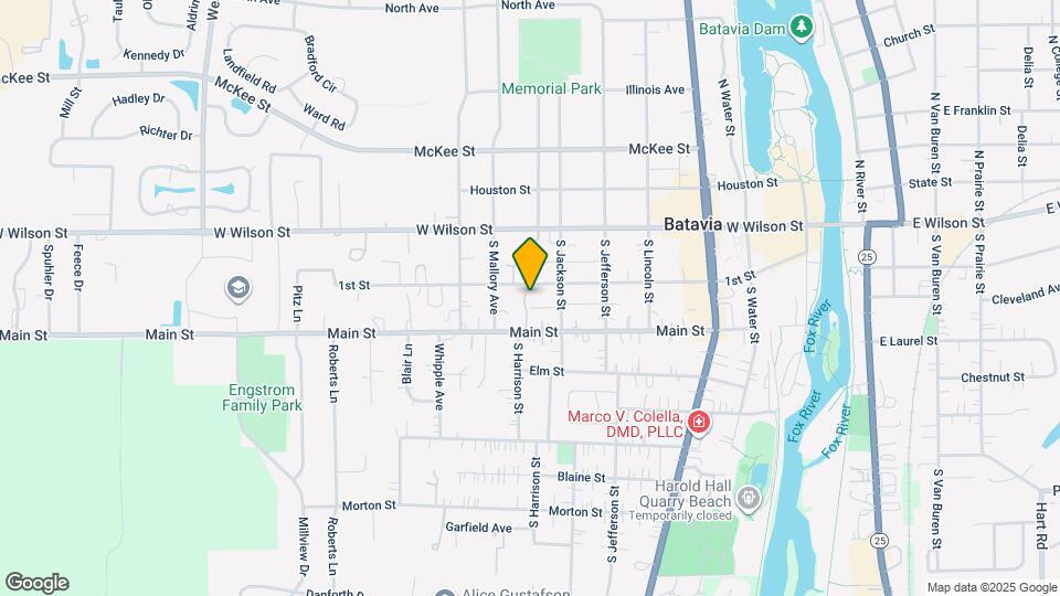 628 1st St Map and Location Details