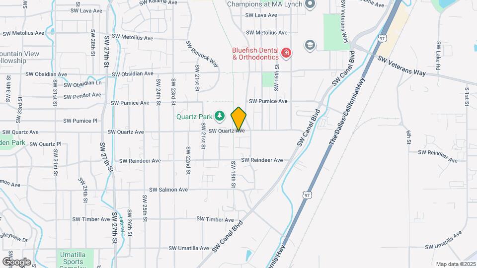 1933 SW Canyon Dr Map and Location Details