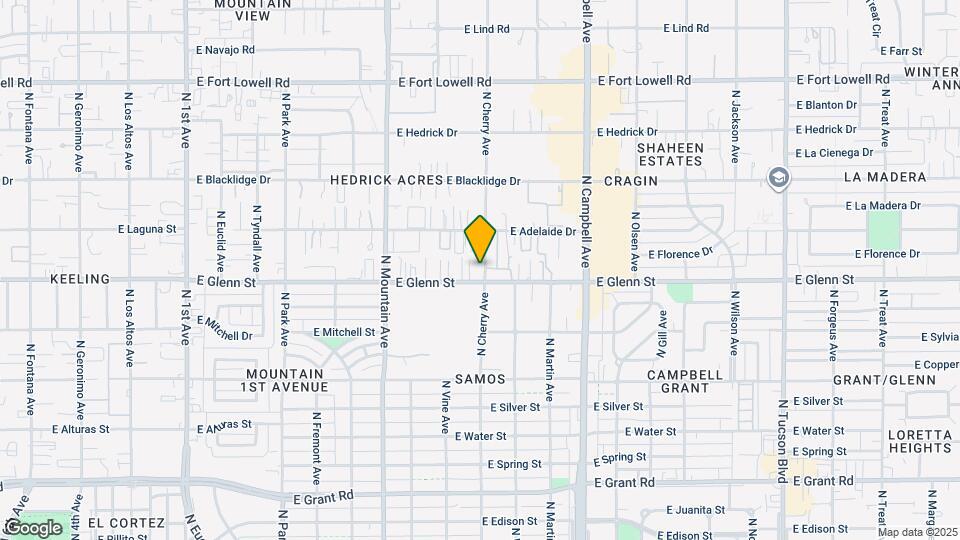 2809 N Cherry Ave Map and Location Details