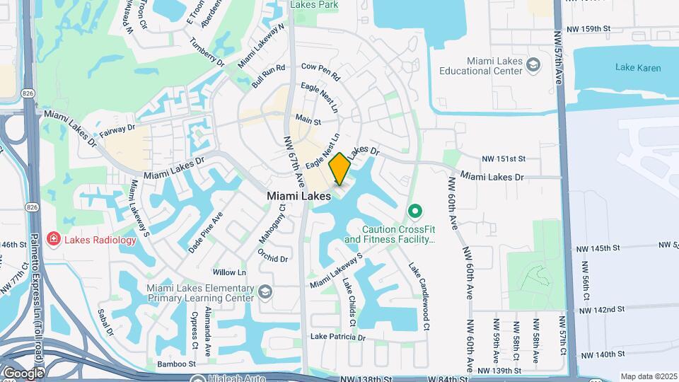 6518 Miami Lakes Dr Map and Location Details