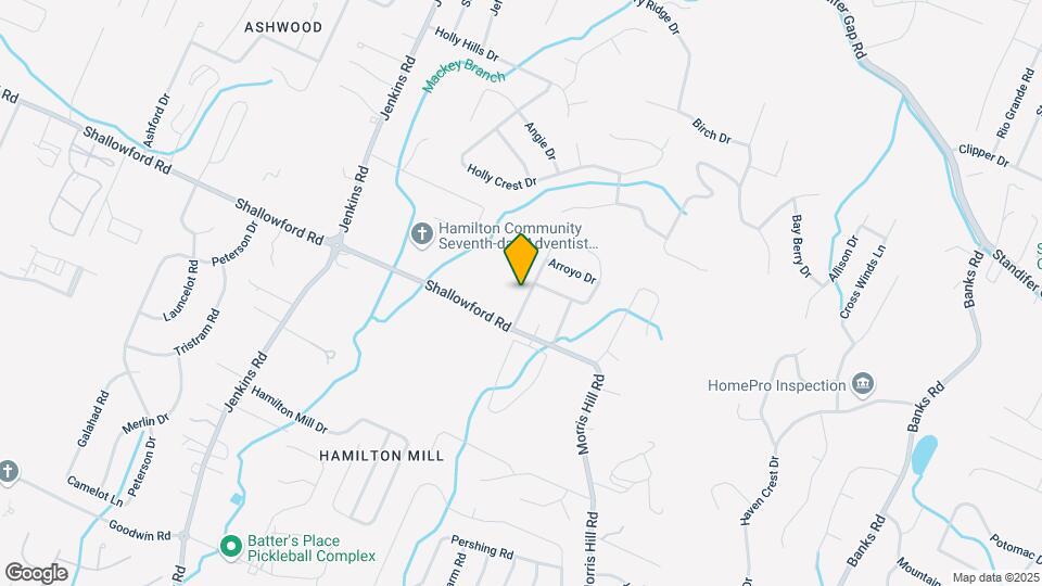 2309 Ranch Hills Rd Map and Location Details