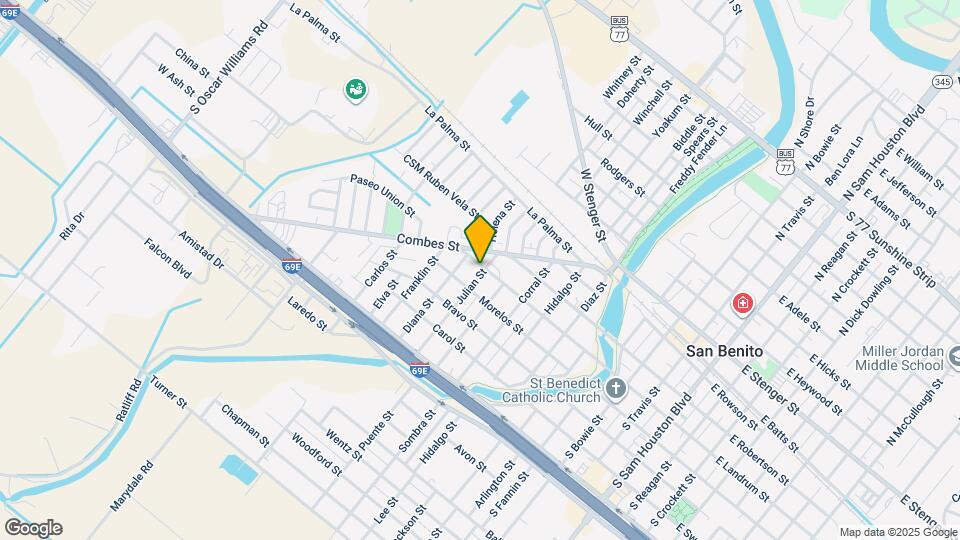 1012 Zaragosa St Map and Location Details