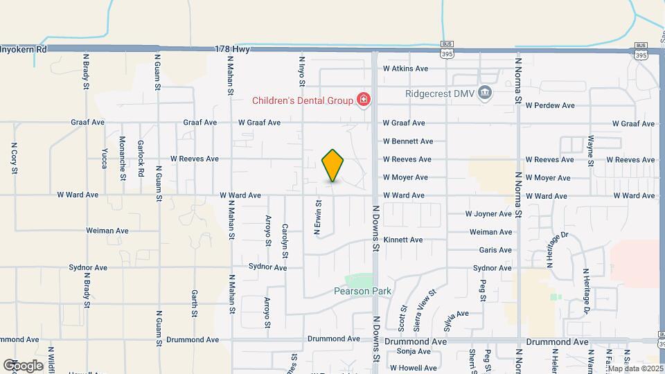 1332 N El Prado St-Unit -1332 N El Prado St #C Map and Location Details