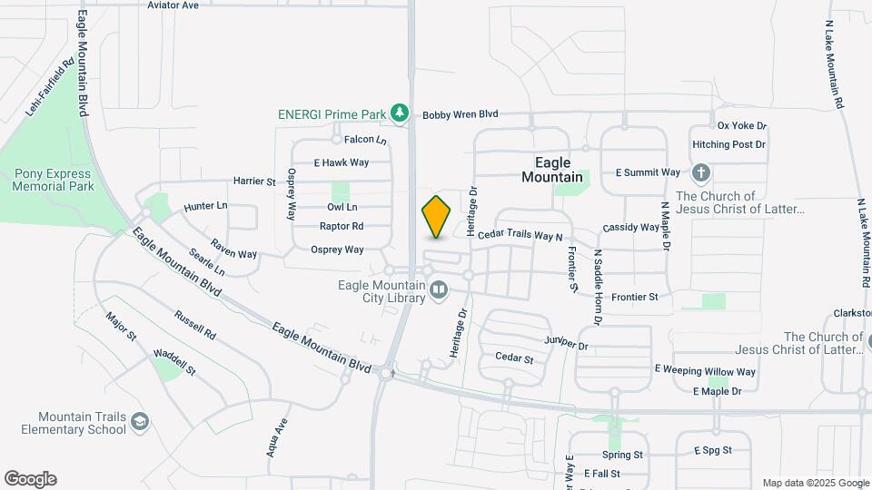 1661 E Talon Way Map and Location Details