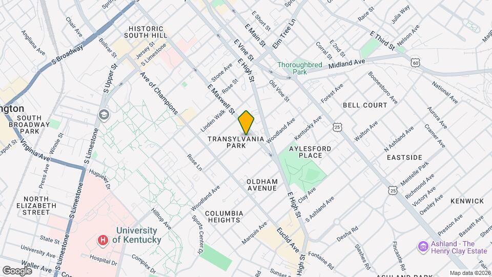 314 Transylvania Park Map and Location Details