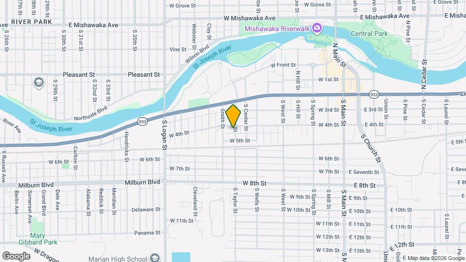 311 S Taylor St, Unit 1 Map and Location Details