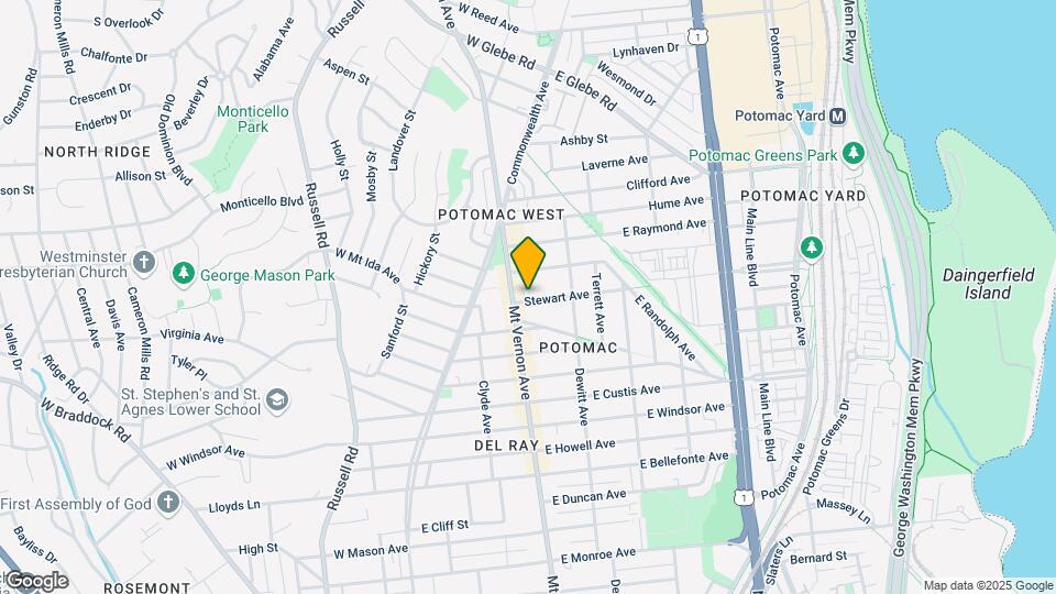104 Stewart Ave, Unit 3 Map and Location Details
