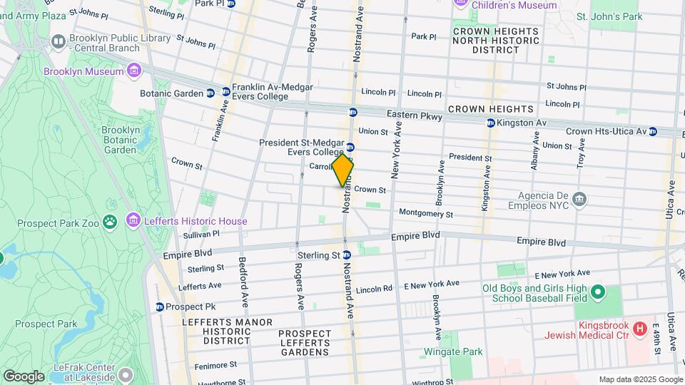 272 Crown St Mapa y Detalles de la Ubicación