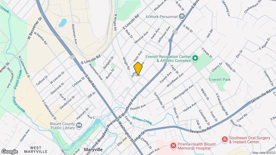 1211 E Harper Ave Map and Location Details