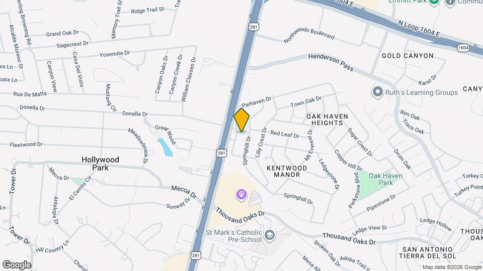 17006 Silverwood Dr Mapa y Detalles de la Ubicación