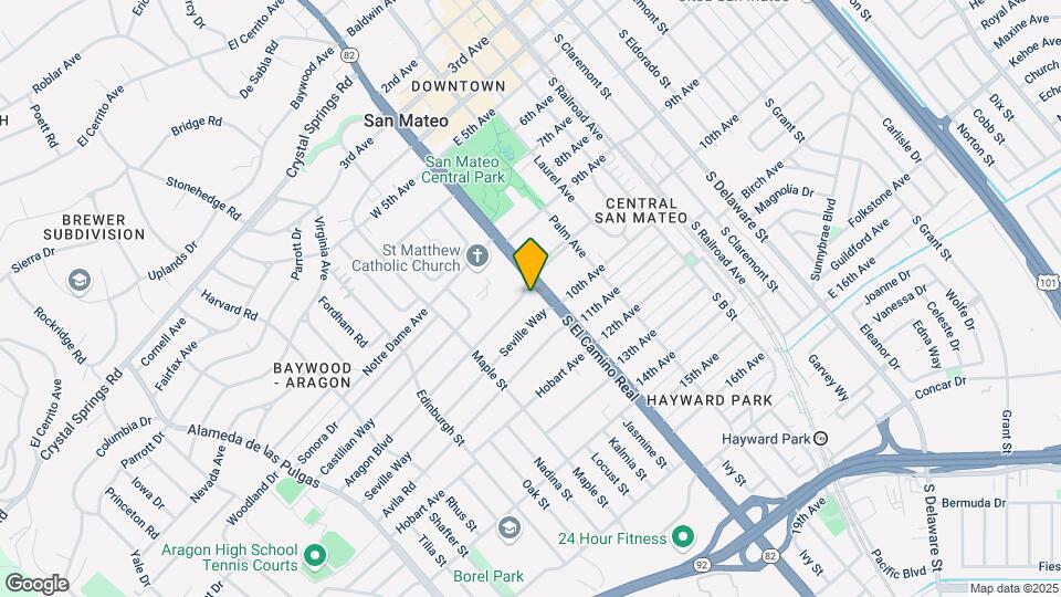 9 Aragon Blvd Map and Location Details
