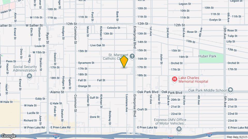 1024 17th St Map and Location Details