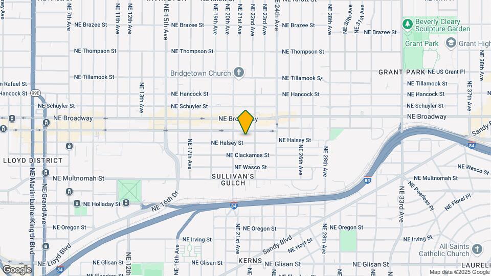 2131 NE Halsey St Map and Location Details