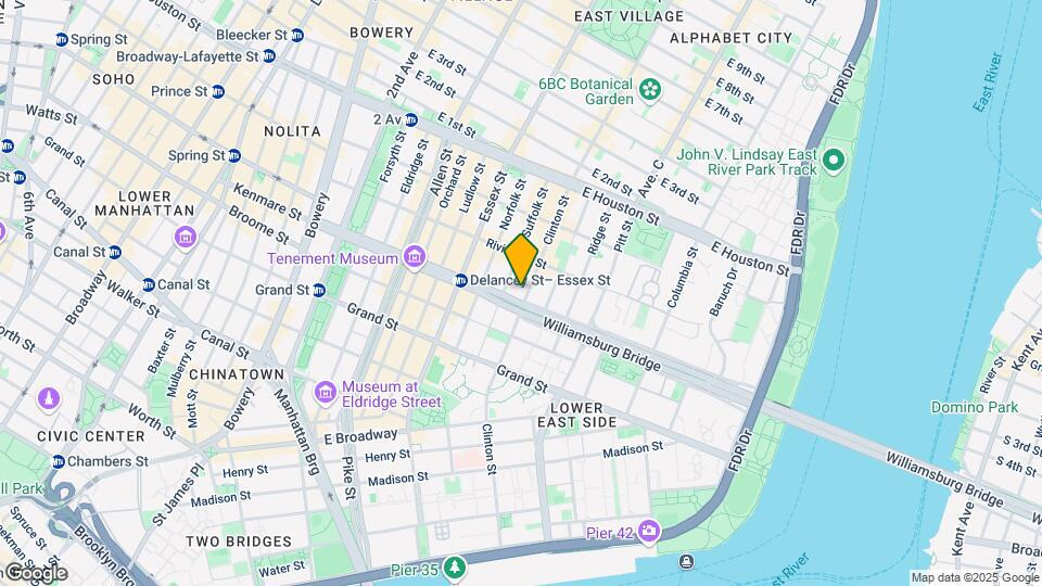 107 Clinton St, Apartment 3 Map and Location Details
