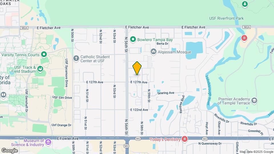 12715 N 57th St Map and Location Details