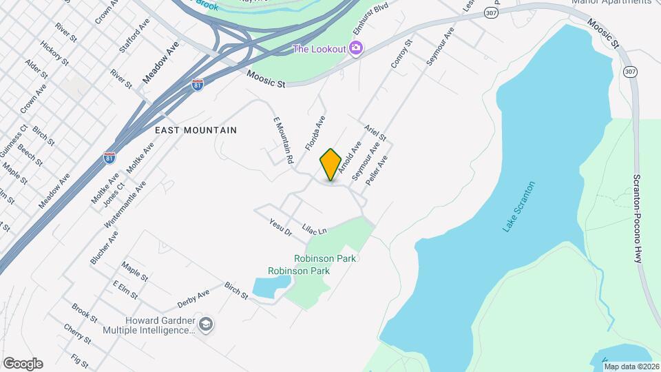 1787 E Mountain Rd Map and Location Details