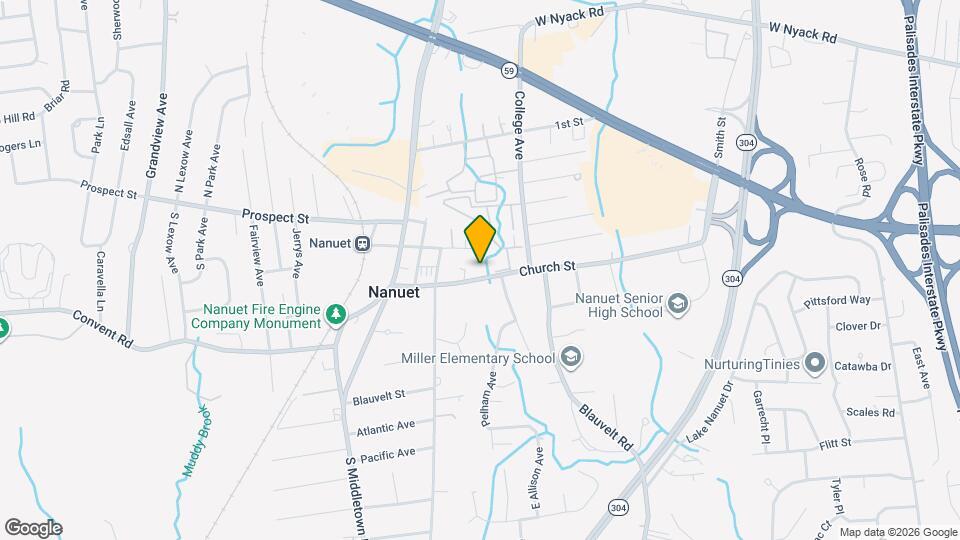 42 Church St, Unit 1 Map and Location Details