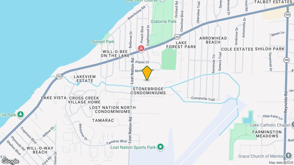 1263 Lost Nation Rd Map and Location Details