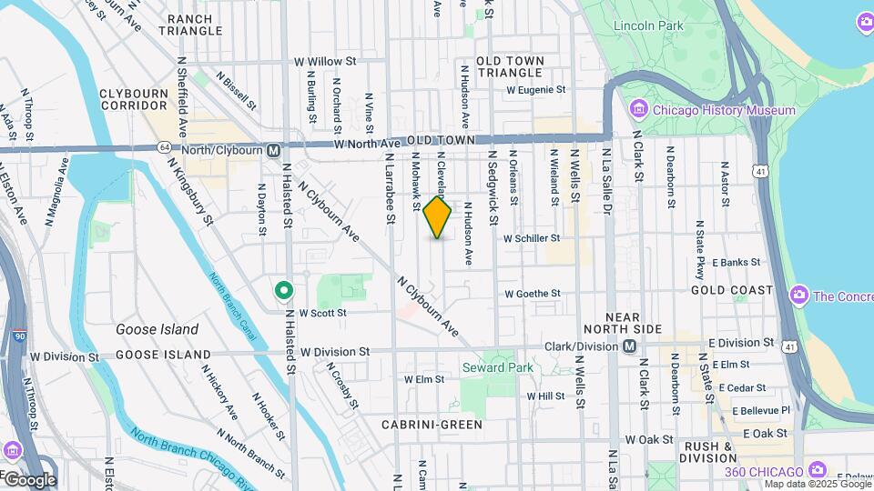 1356 N Cleveland Ave Map and Location Details