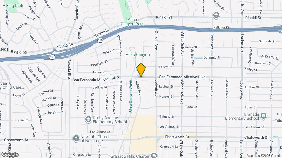 18000 San Fernando Mission Blvd Map and Location Details