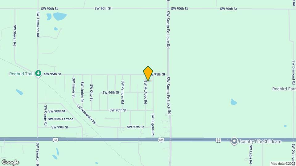 9590 SW McAdoo Rd Map and Location Details