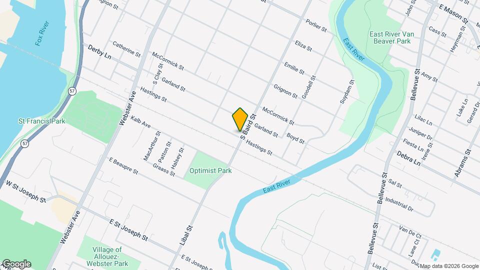 1347 Hastings St Mapa y Detalles de la Ubicación